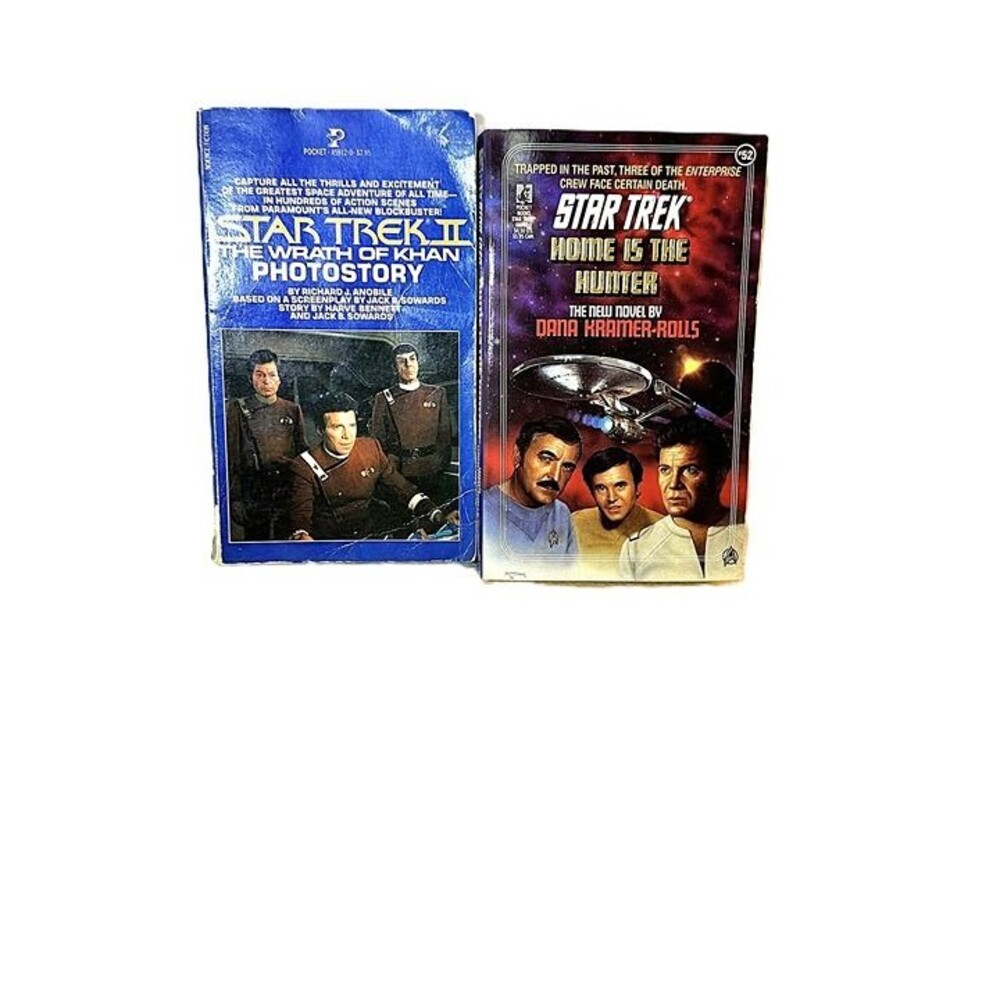 2 Star Trek Vintage Paperback Books